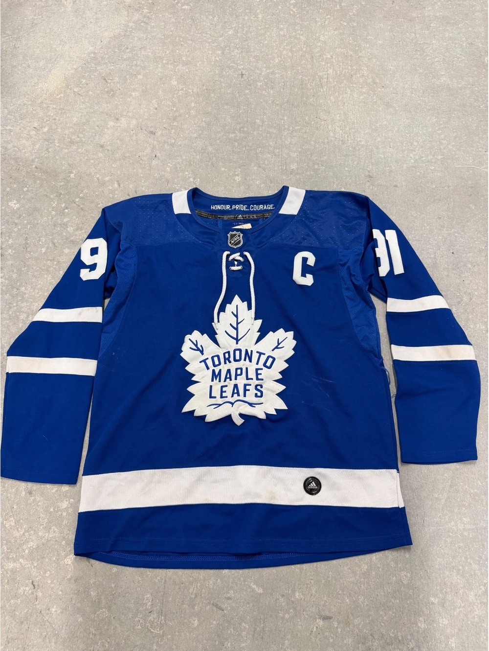 Adidas Toronto Maple Leafs John Tavares #91 NHL Hockey Jersey Mens Climalite